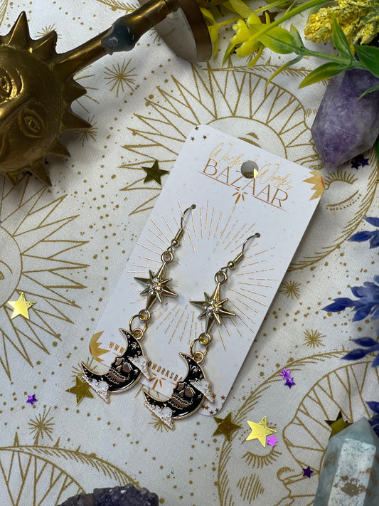 Dreamy Moon - Dangle Earrings