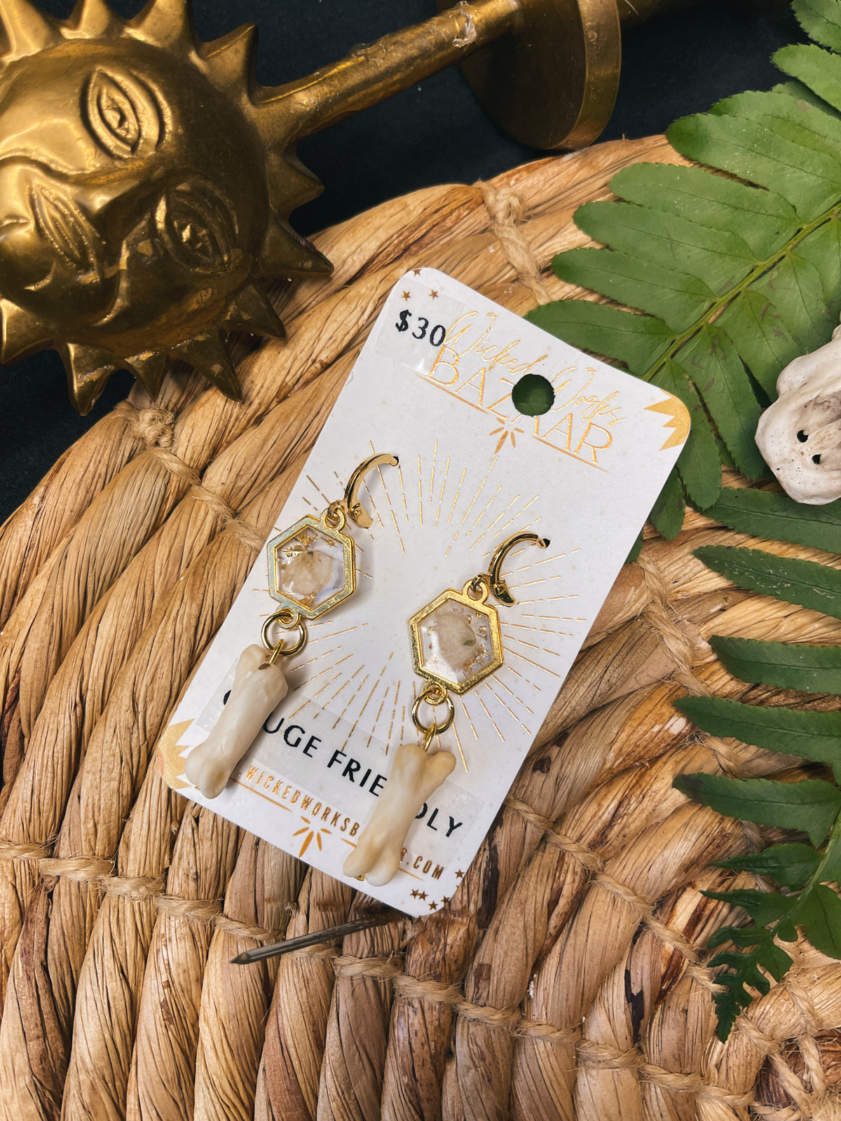 Bone and Breath - Oddity Dangle Earrings