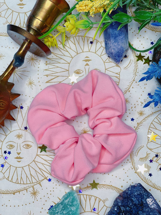 Baby Pink Solid - Scrunchie