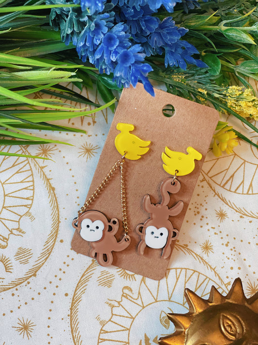 Monkeys - Dangle Earrings