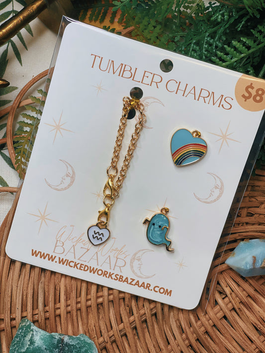 Aquarius - Tumbler Charm