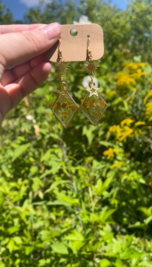 Vega - Resin Dangle Earrings