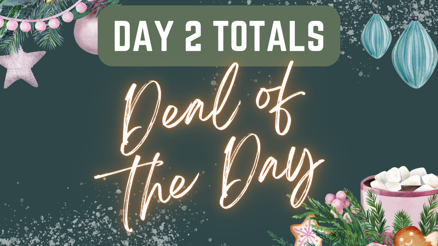 DEAL OF THE DAY -DAY 2 Scrunchies and Keychains - LIVE TOTAL