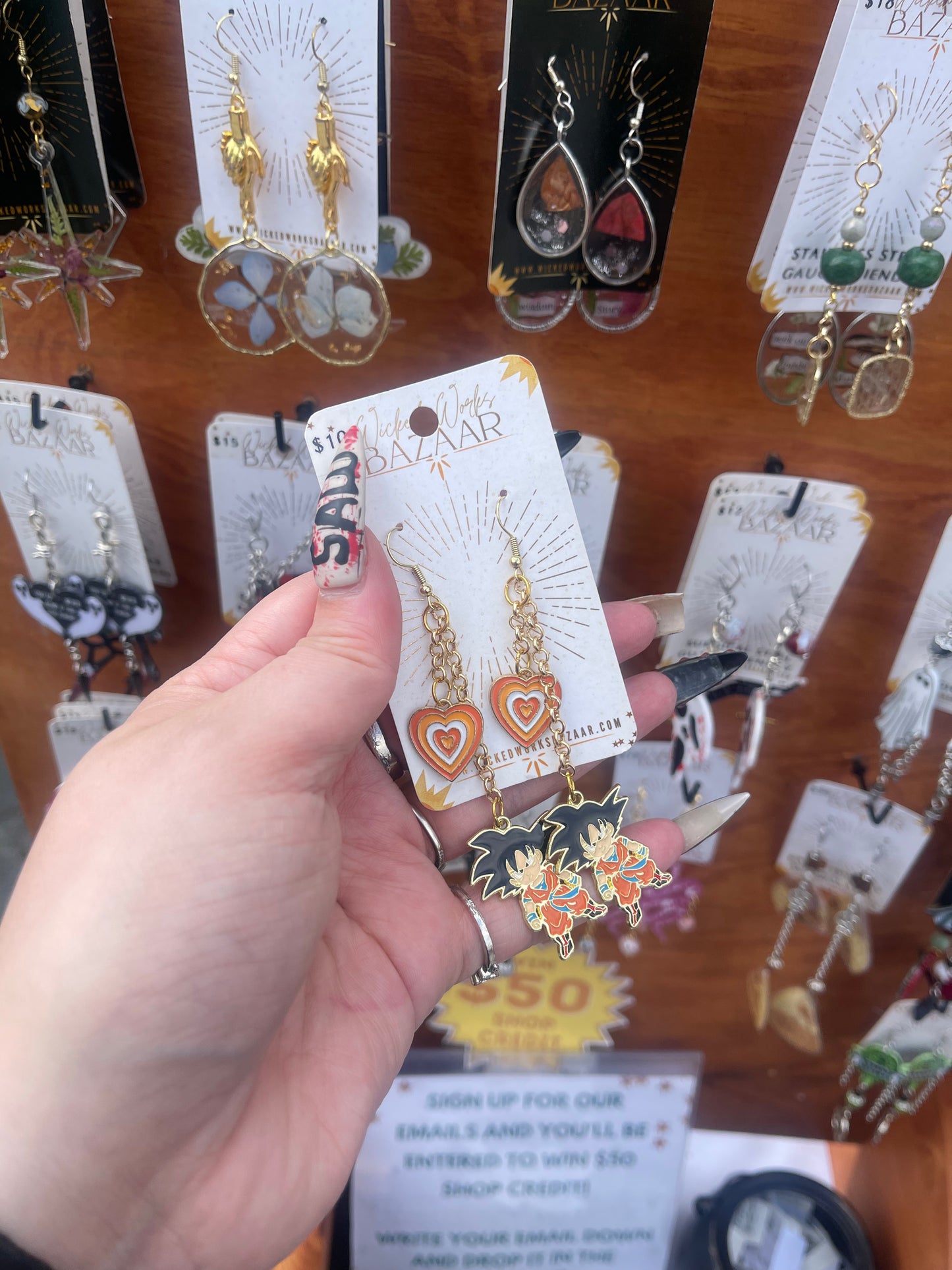 I'm Saiyan - Dangle Earrings
