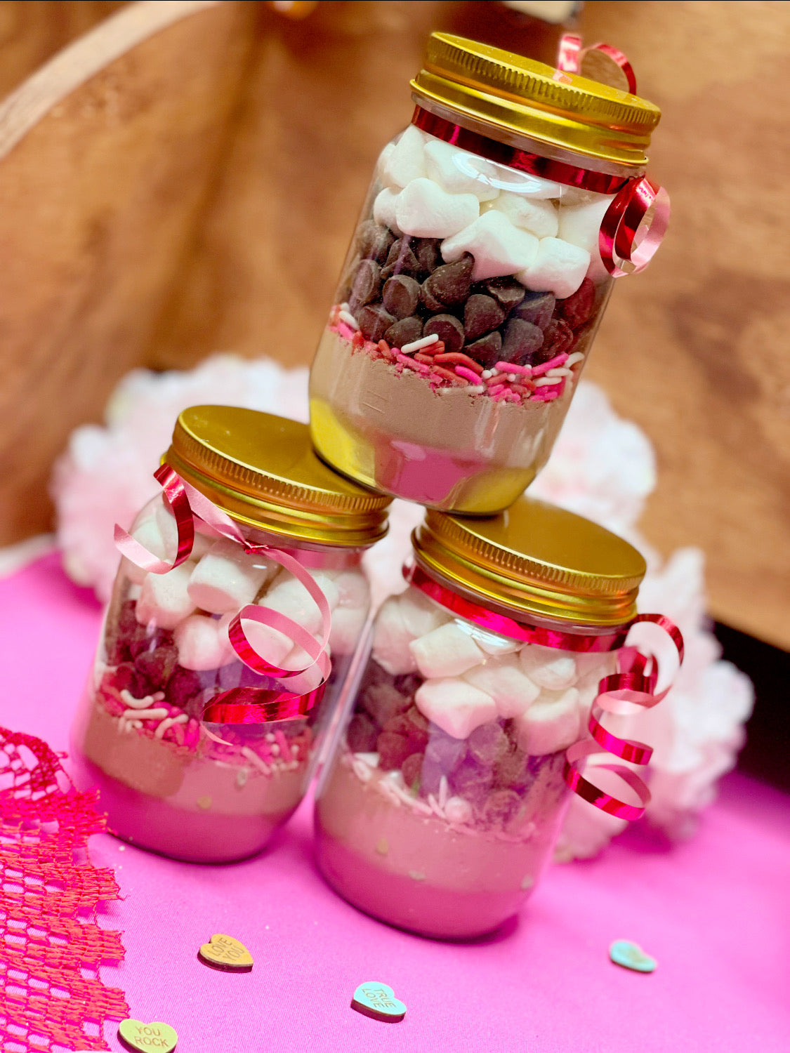 Momma Donna's Valentine's Cocoa Jars