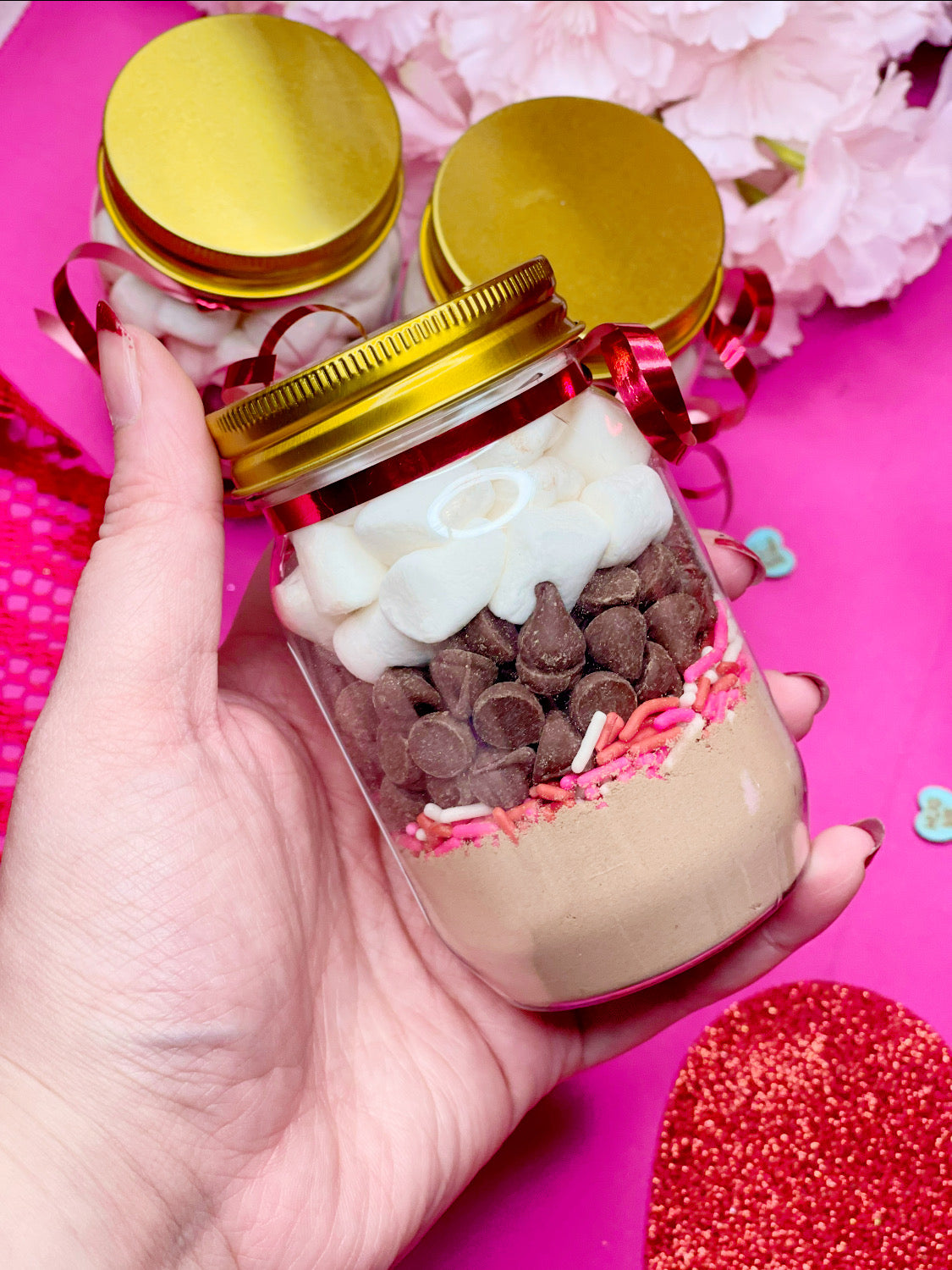 Momma Donna's Valentine's Cocoa Jars