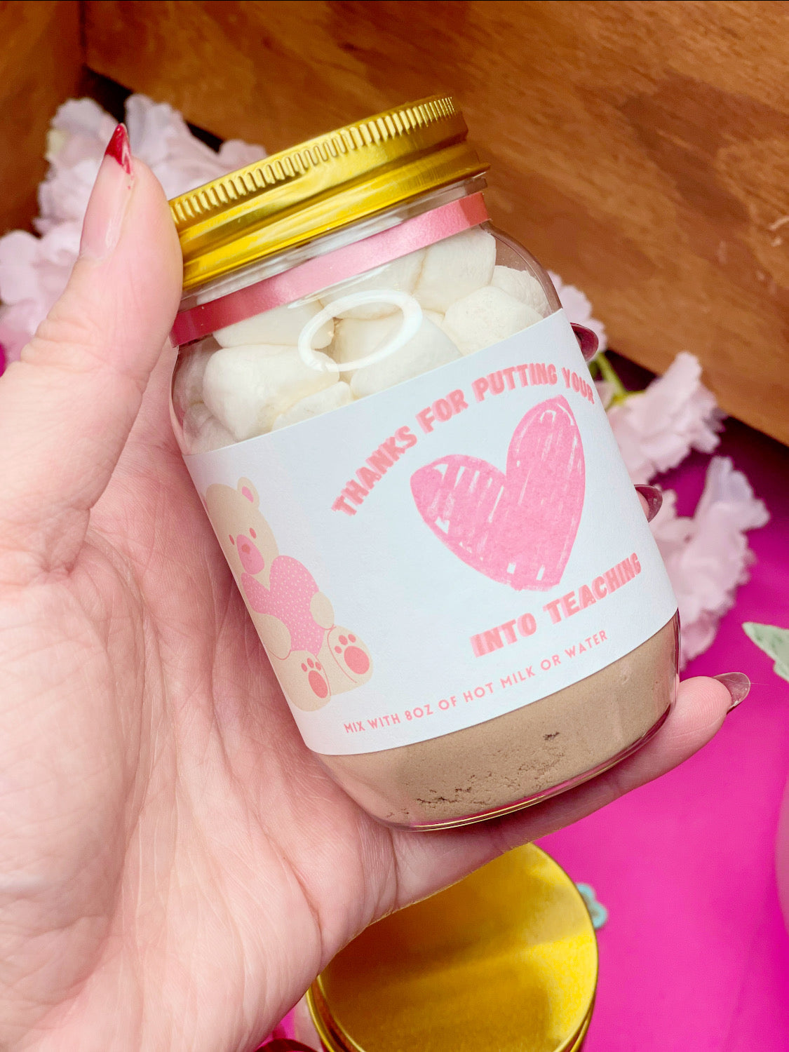 Momma Donna's Valentine's Cocoa Jars