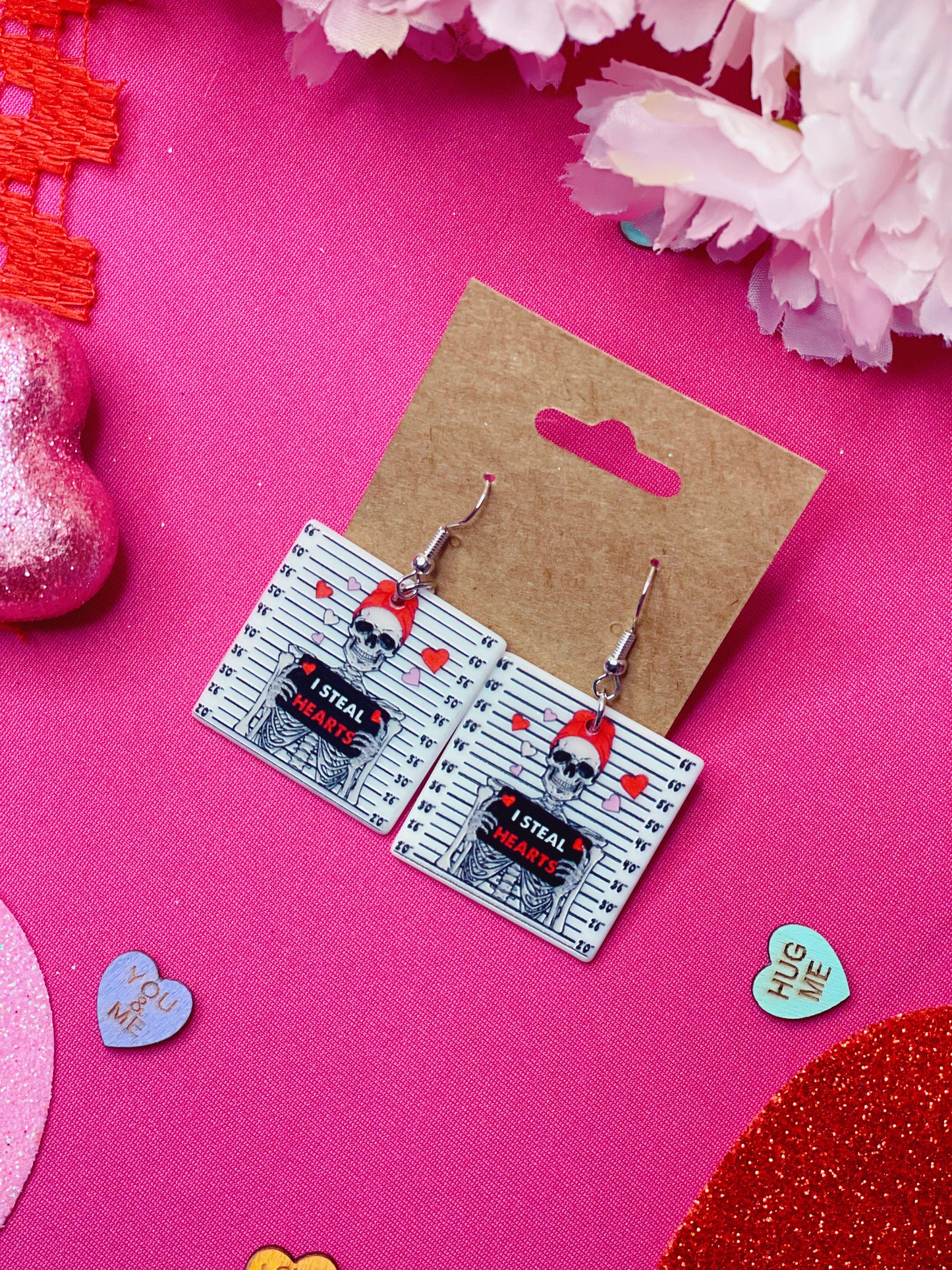 I Steal Hearts - Dangle Earrings