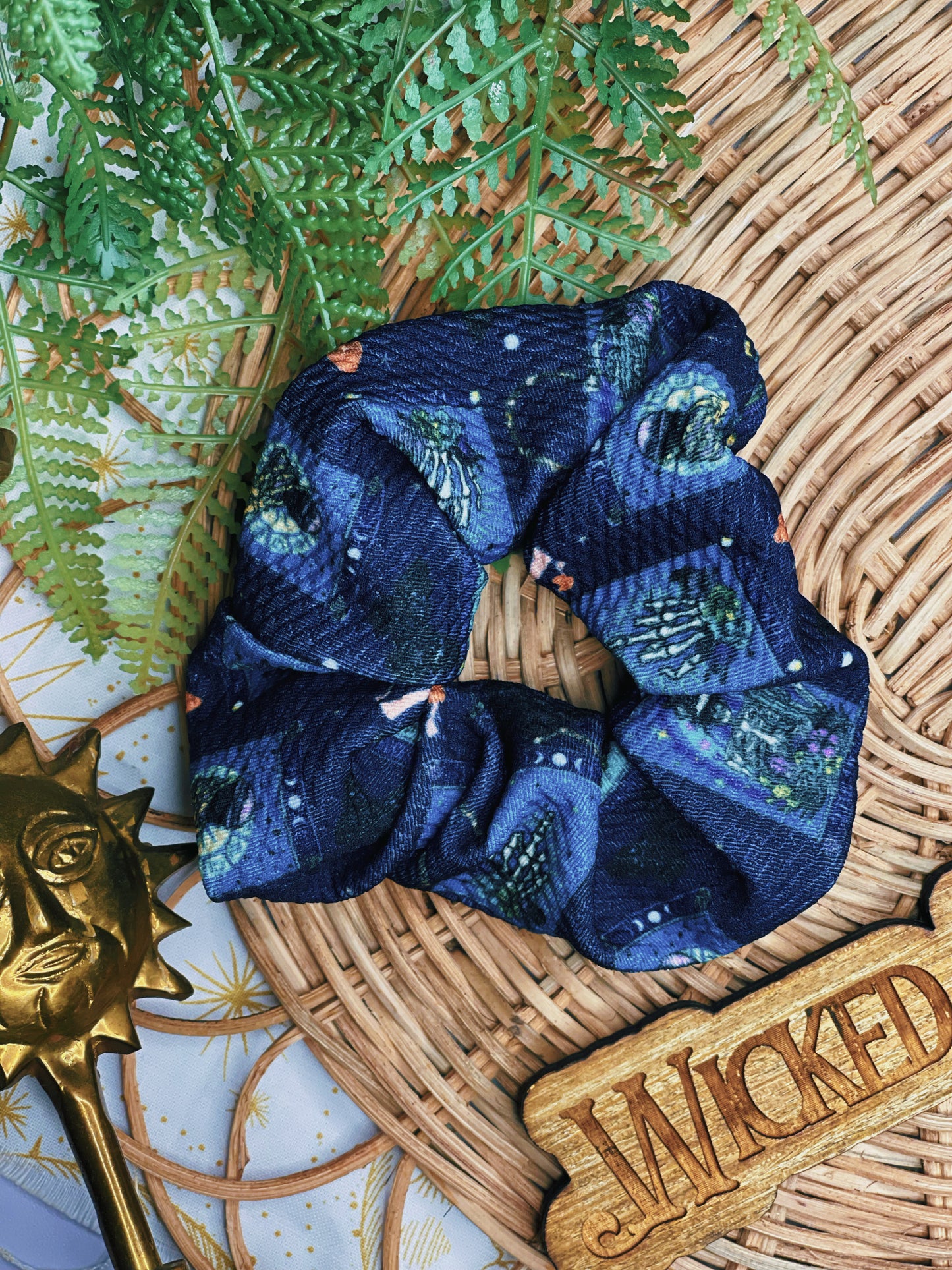 Blue Tarot - Scrunchie