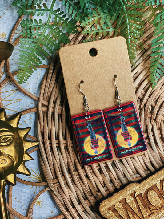 Horror Tarot The Hangman - Dangle Earrings