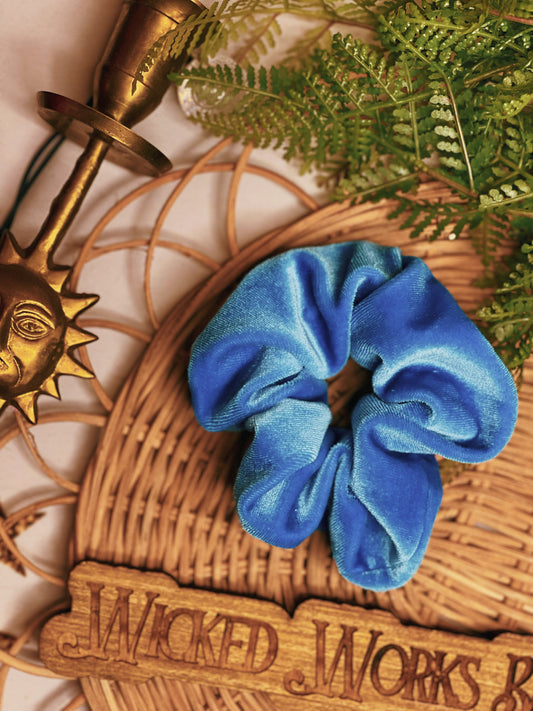 Blue Velvet - Scrunchie