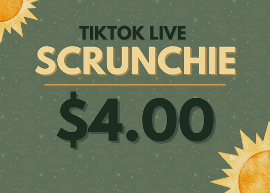 TIKTOK LIVE - SCRUNCHIE - YOU PICK