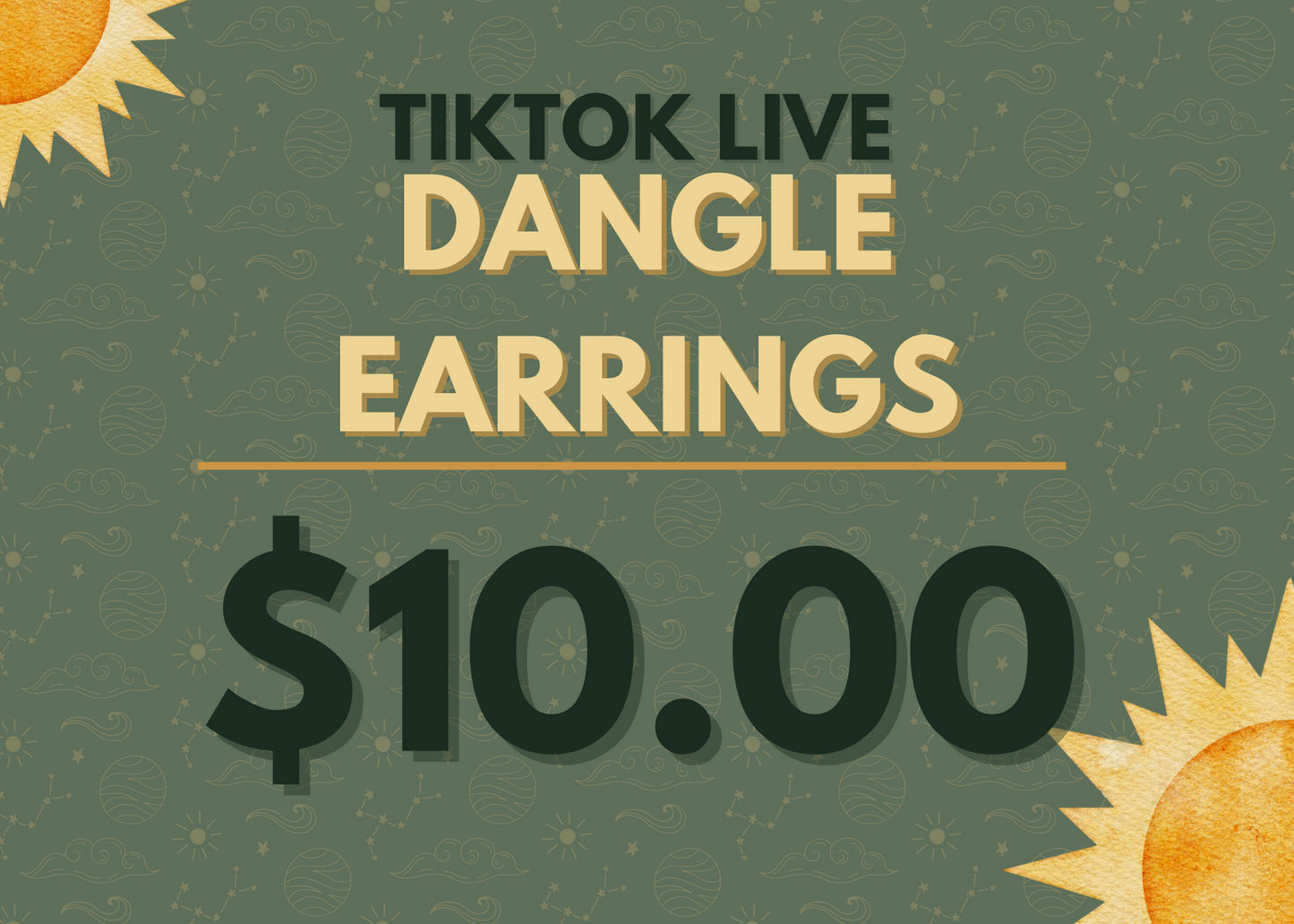 TIKTOK LIVE - DANGLE EARRINGS - YOU PICK