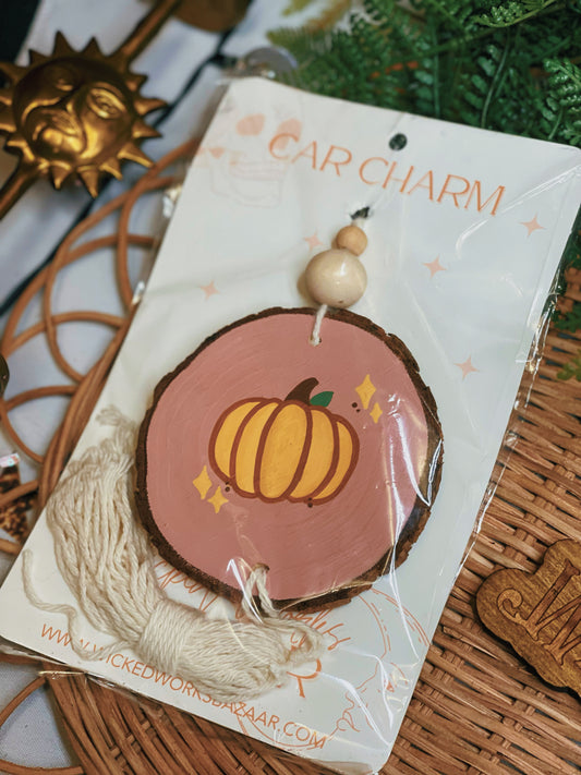 Pastel Pumpkin - Car Charm