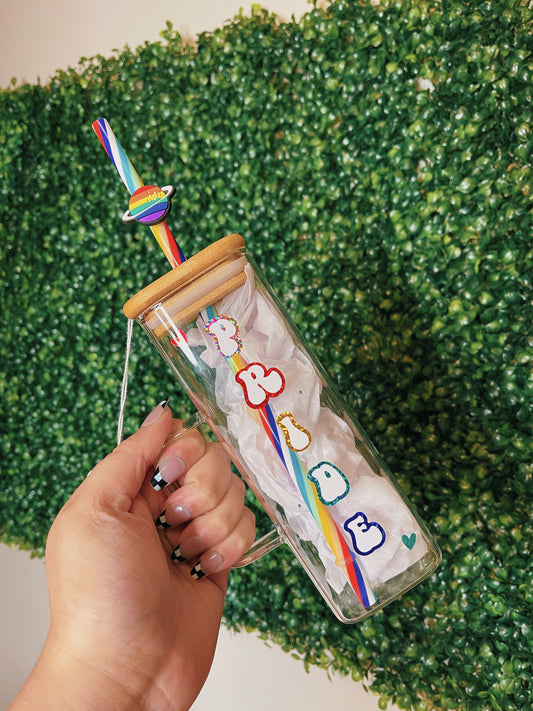 Pride - 17 oz Square Glass Cup