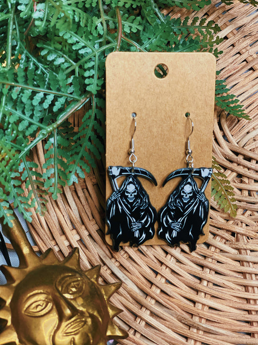 Grim Reaper - Dangle Earrings