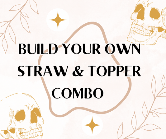 Straw & Topper Combo