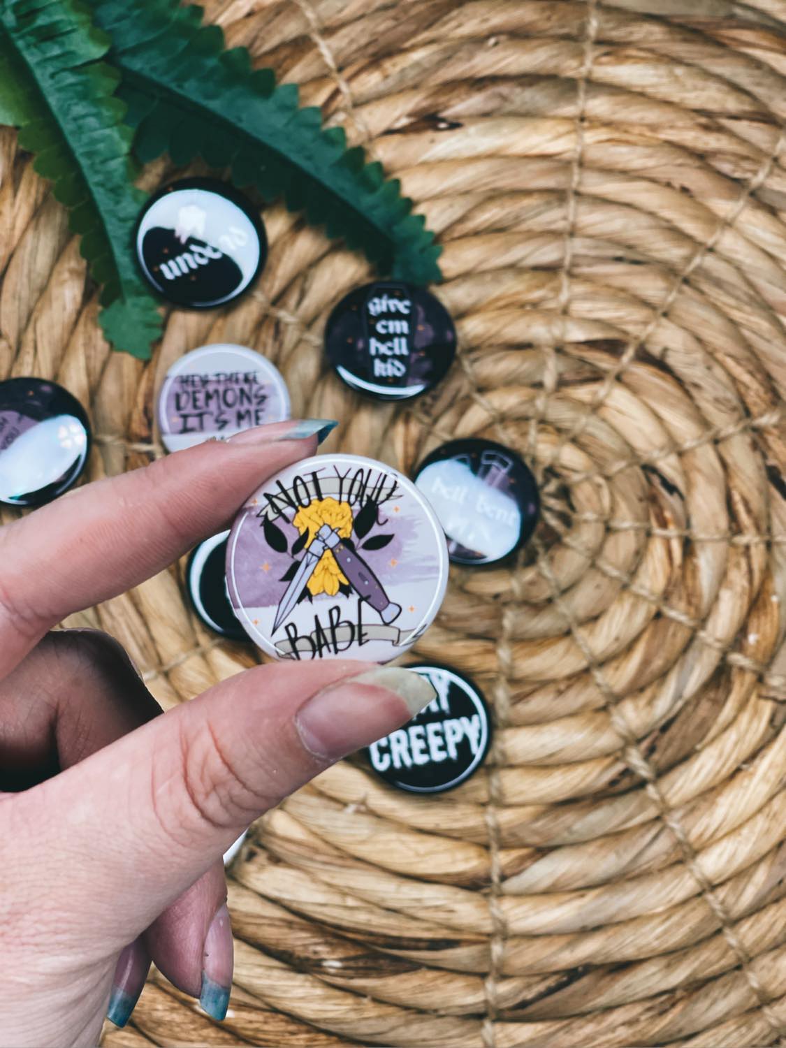 Hell Bent - Button Set of 9