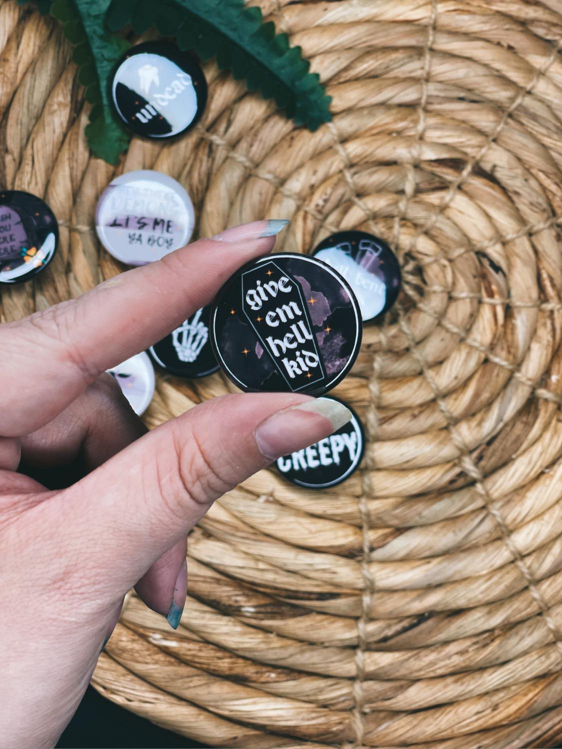Hell Bent - Button Set of 9