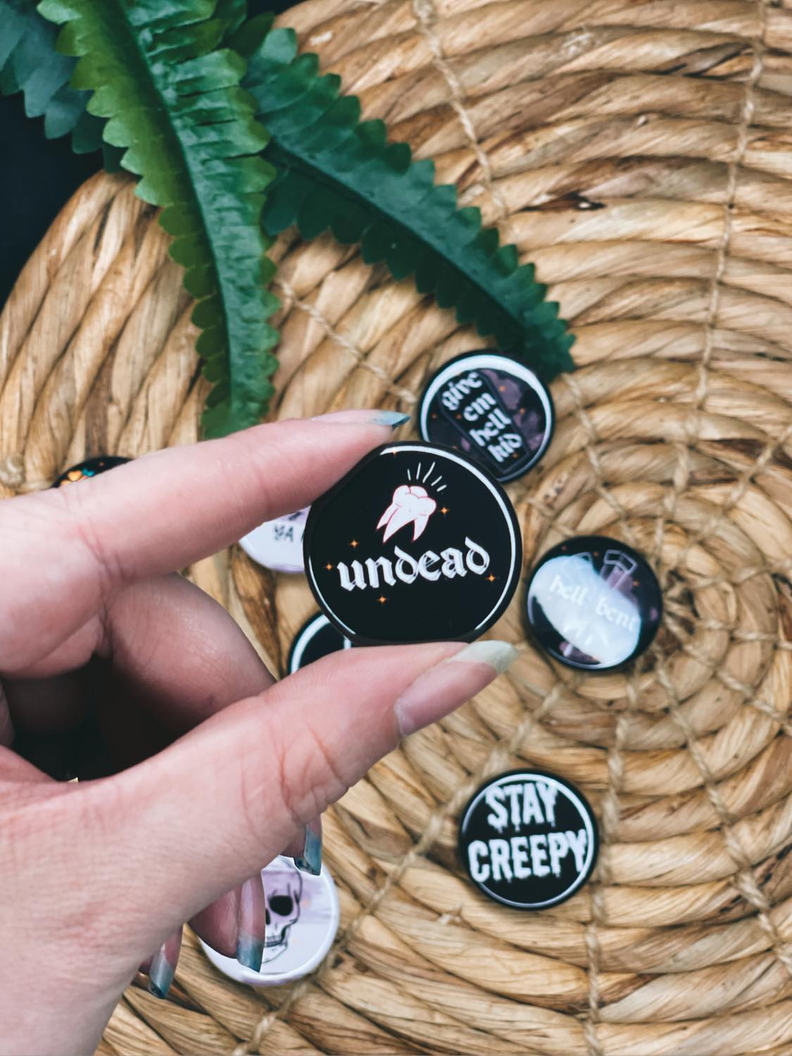 Hell Bent - Button Set of 9