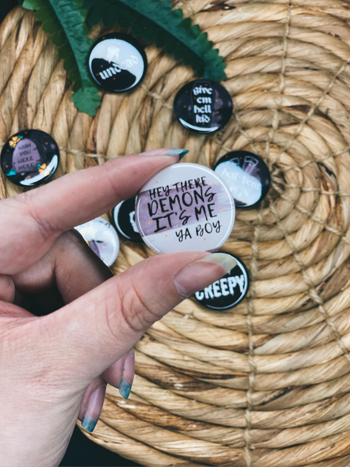 Hell Bent - Button Set of 9