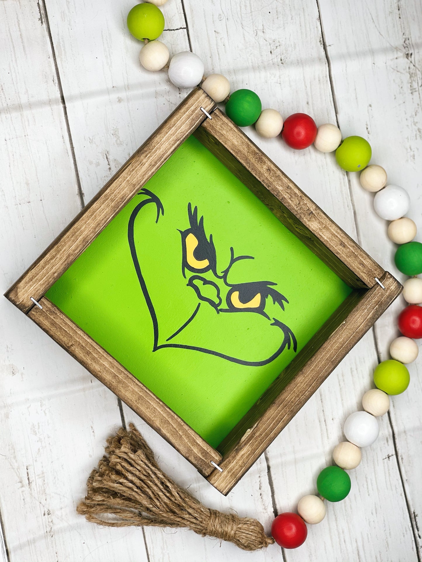 Mean Green - Framed Mini Sign (PREORDER)