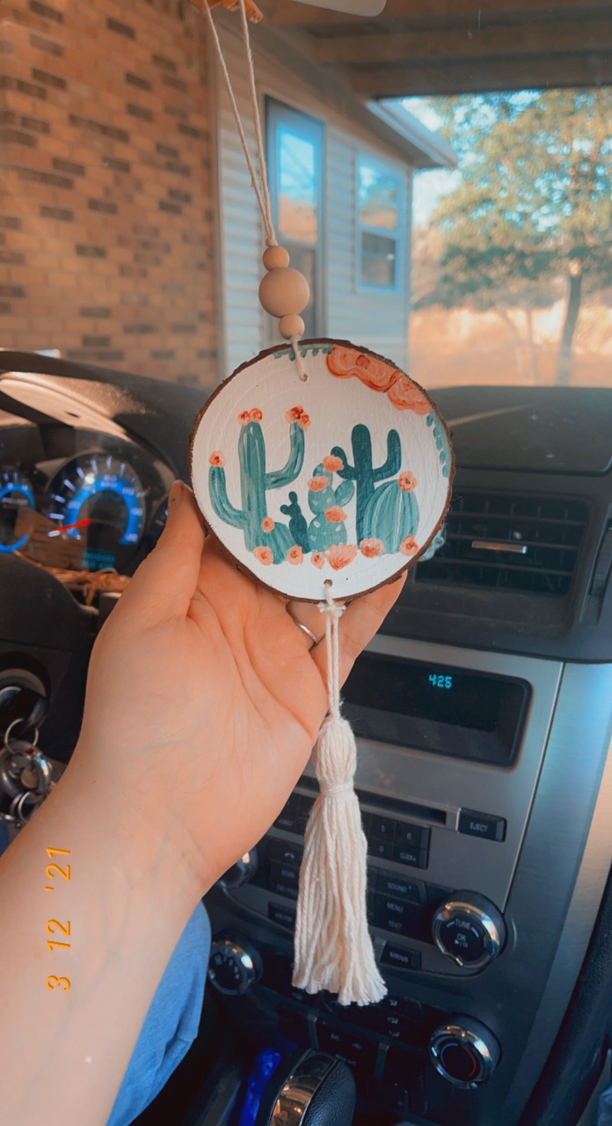 Cactus Bunch - Car Charm - (PRE-ORDER)