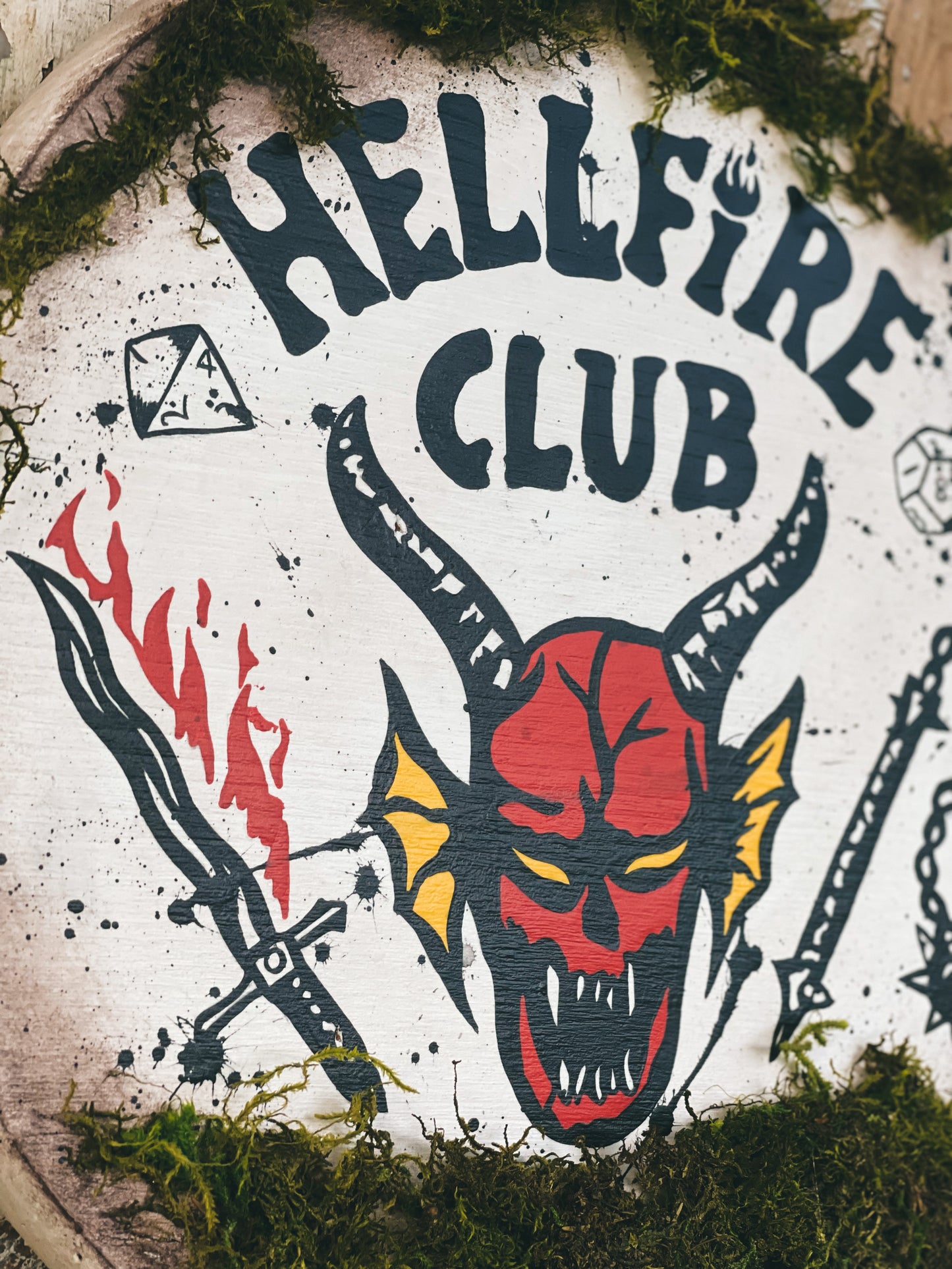 Hell Fire Club - Circle Door Hanger (PRE-ORDER)