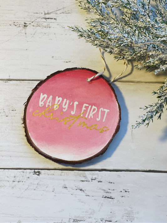 Baby's First Christmas - Christmas Ornament (PRE-ORDER)