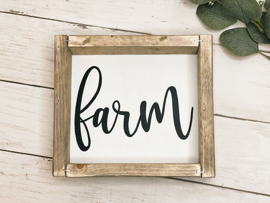 Farm - Mini Sign