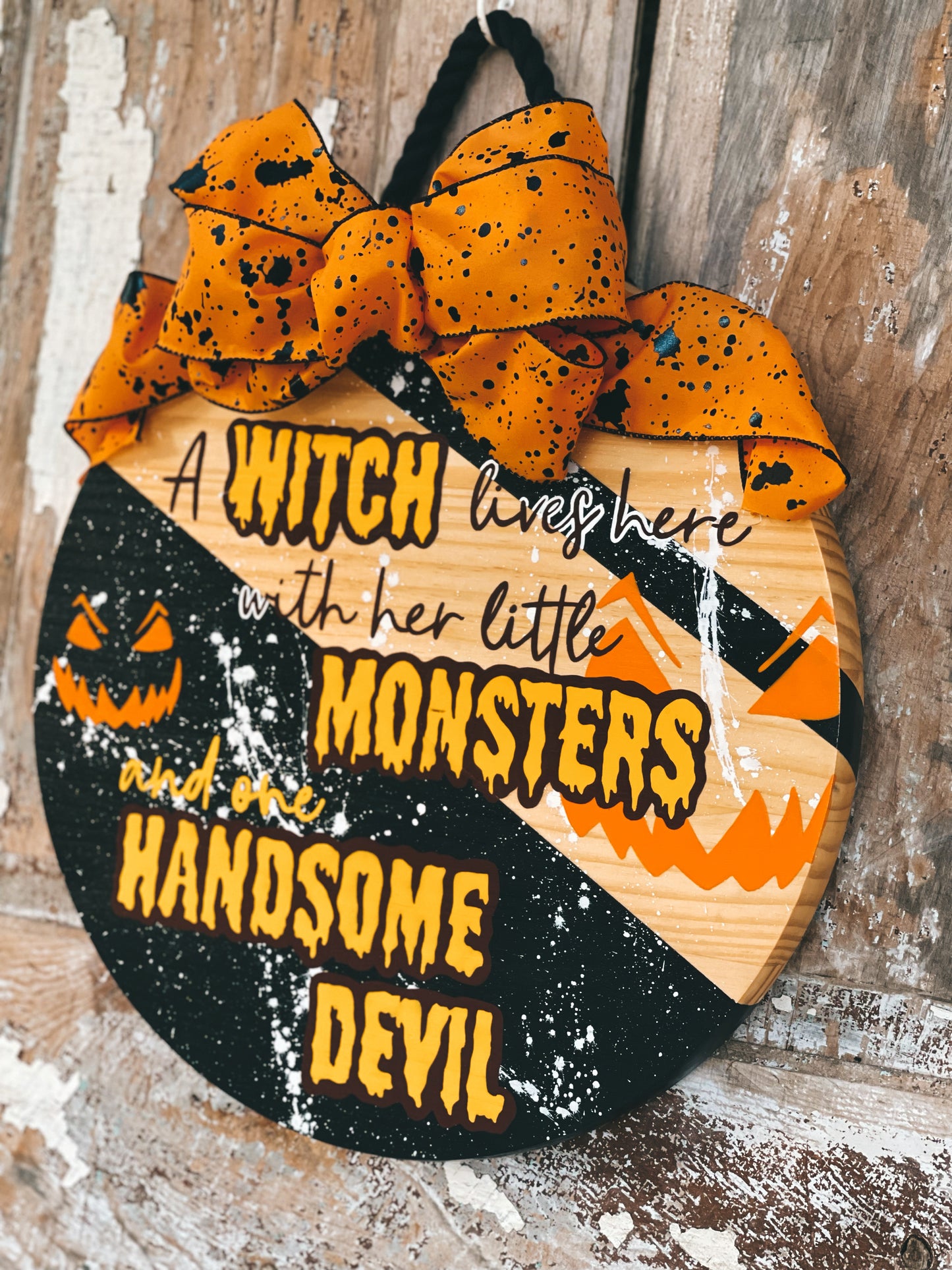 A Witch and Her Monsters - Door Hanger (PRE-ORDER)