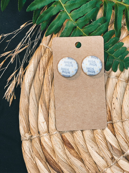 Hocus Pocus - Button Earrings