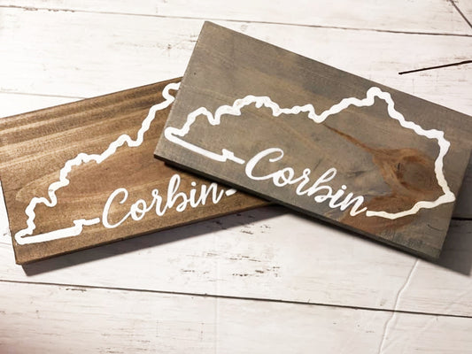 Corbin - State sign