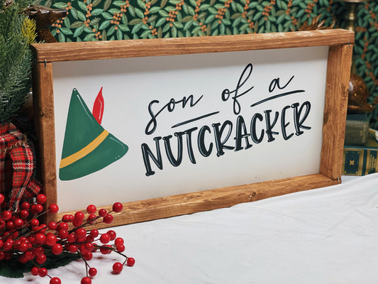 Son of a Nutcracker - Framed Sign
