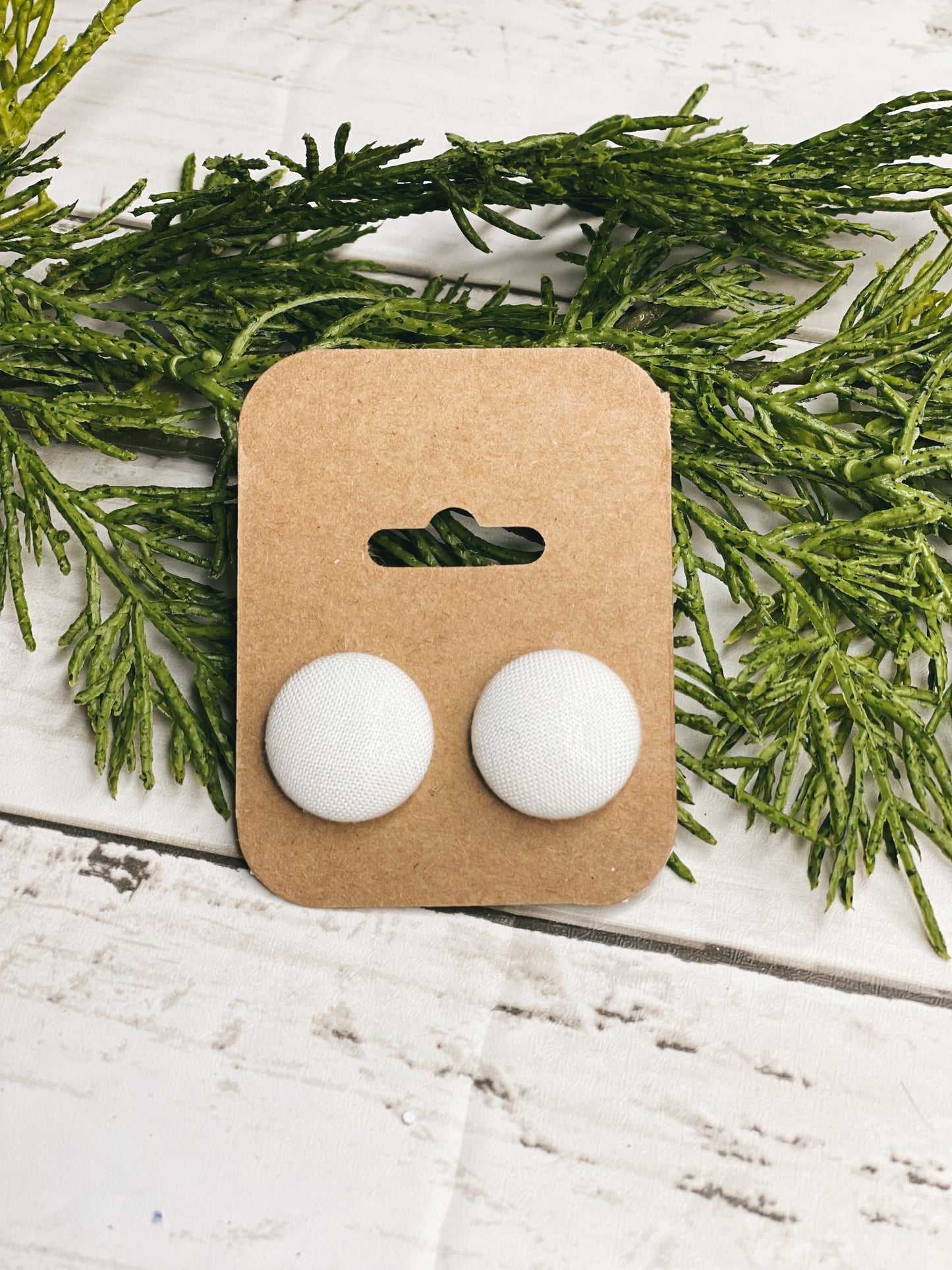 Solids - Button Earrings