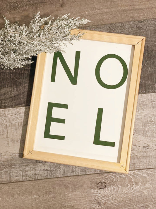 NOEL - Framed Sign