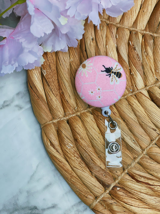 Pink Bee - Badge Reel