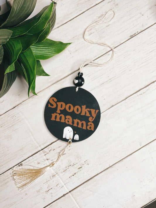 Spooky Mama - Car Charm