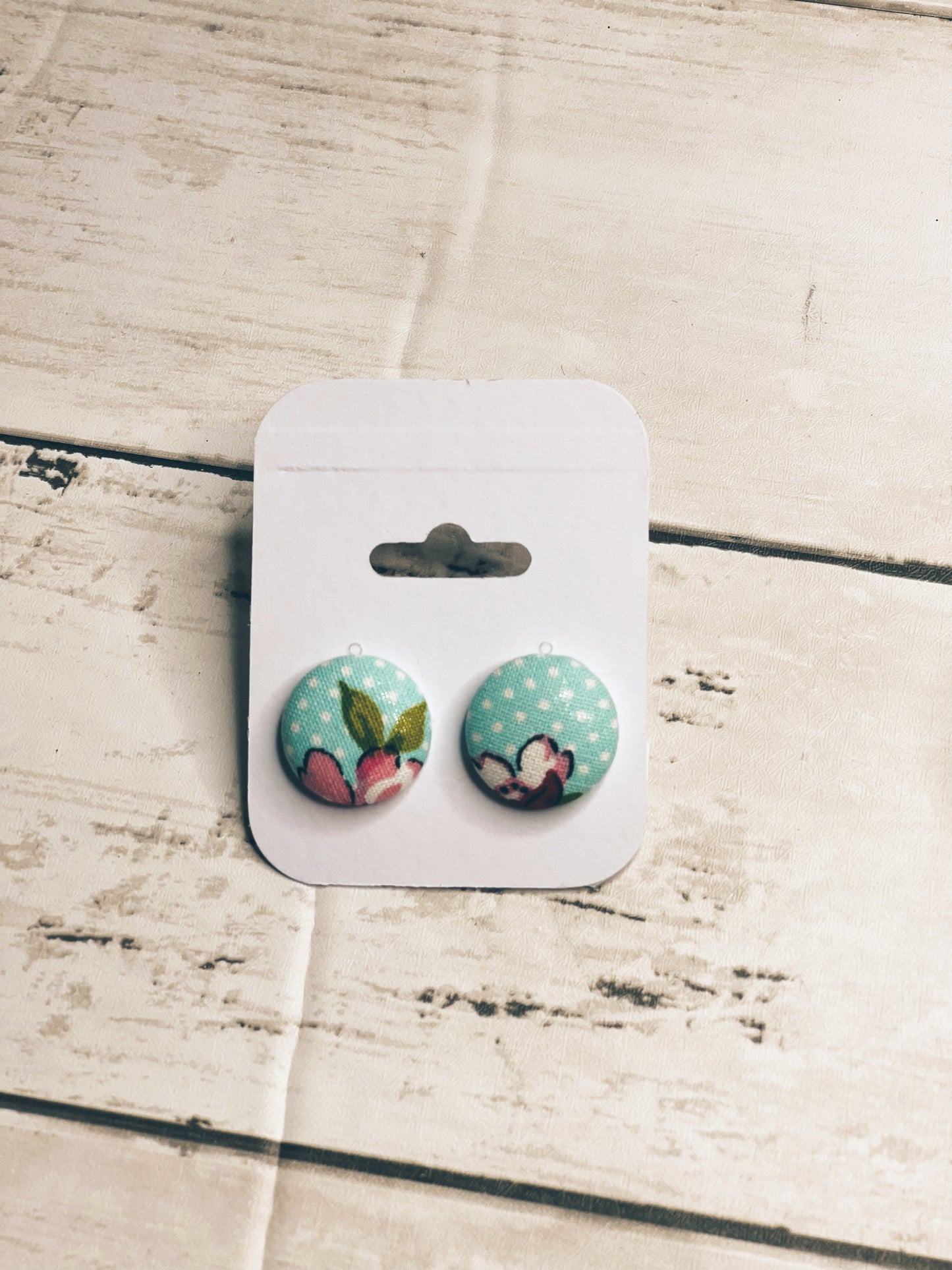 Pioneer Pastel - Button Earrings