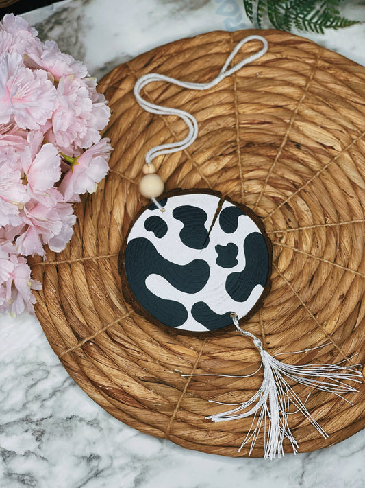 Classic  Cowprint - Car Charm