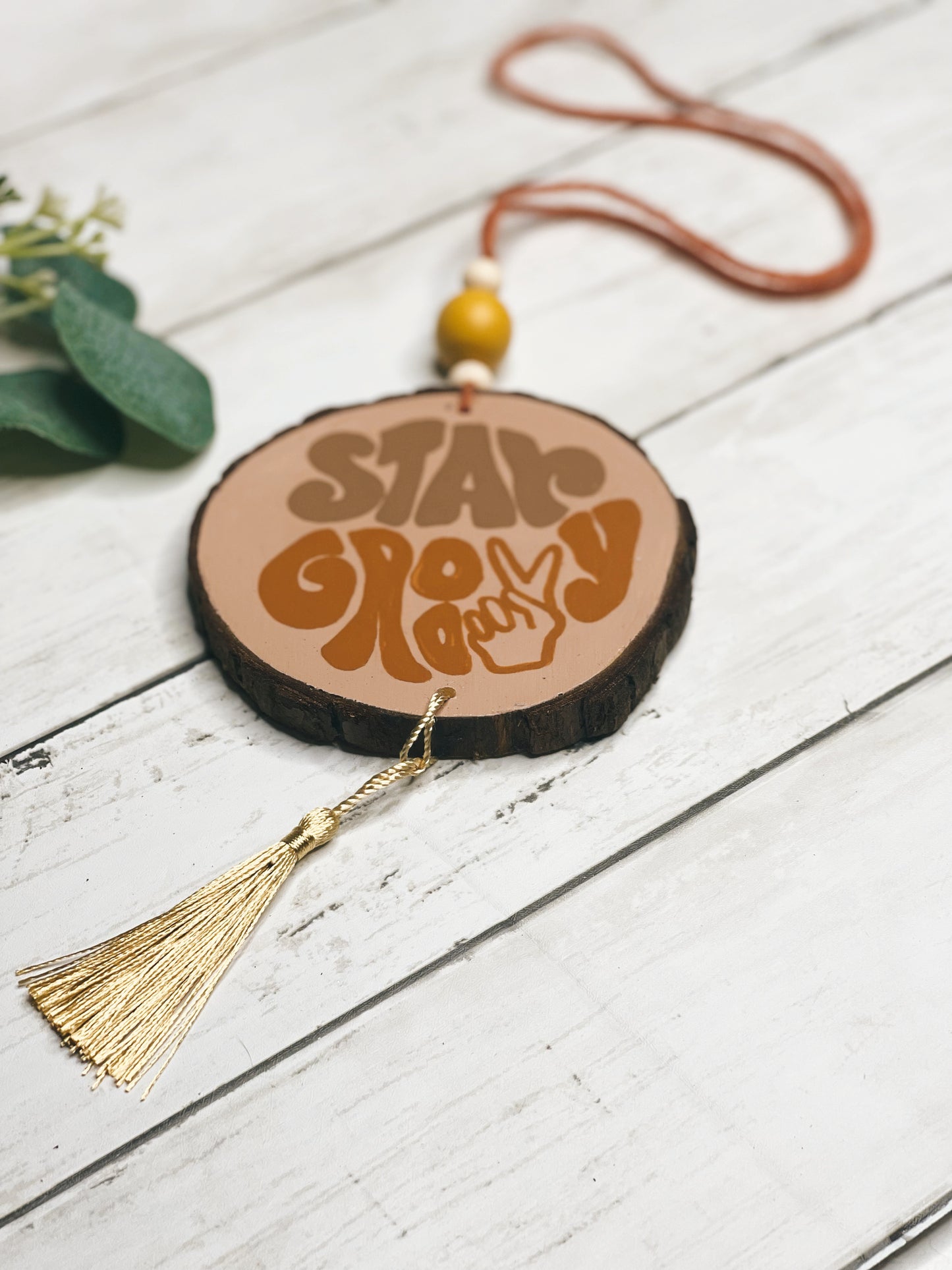 Stay Groovy - Car Charm (PRE-ORDER)