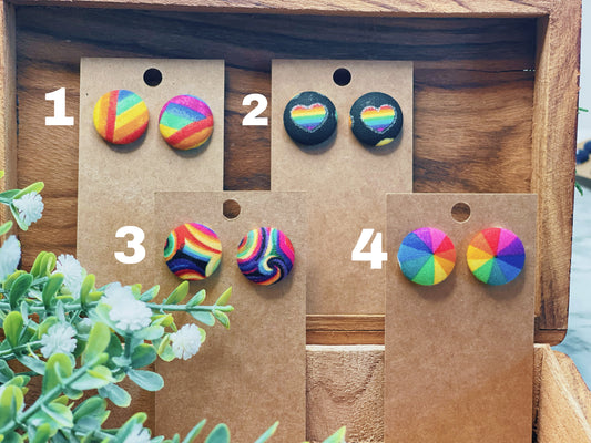 Pride - Button Earring Collection