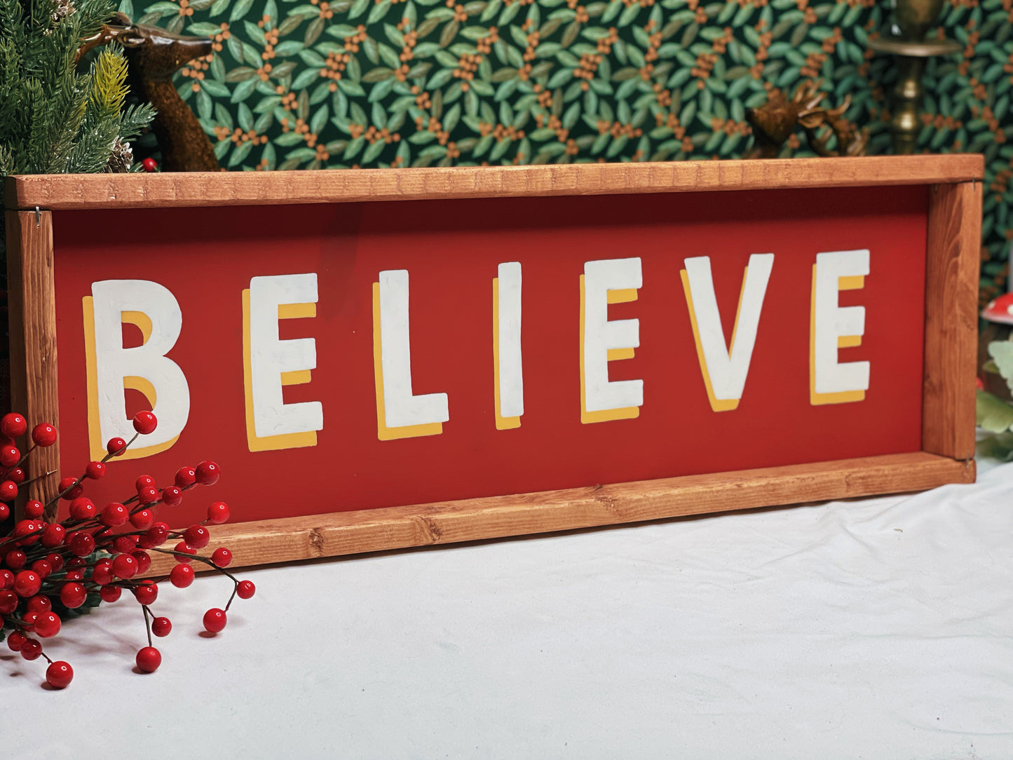 Believe - Framed Sign