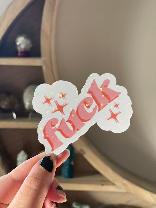 F*ck - Holo-Sticker