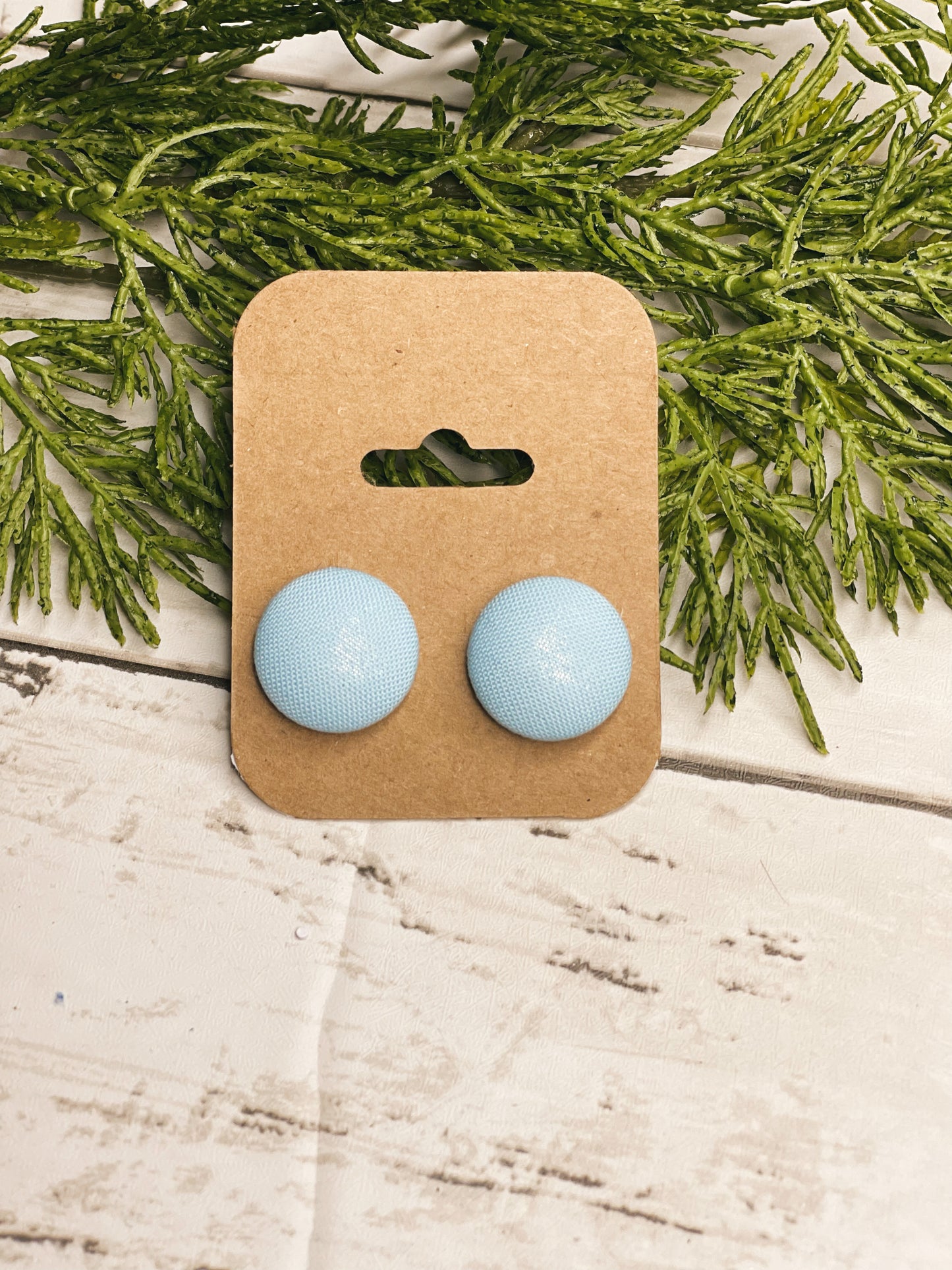 Solids - Button Earrings