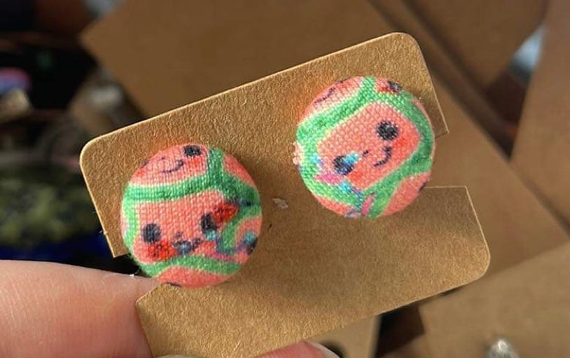 Rainbow melon - Earrings