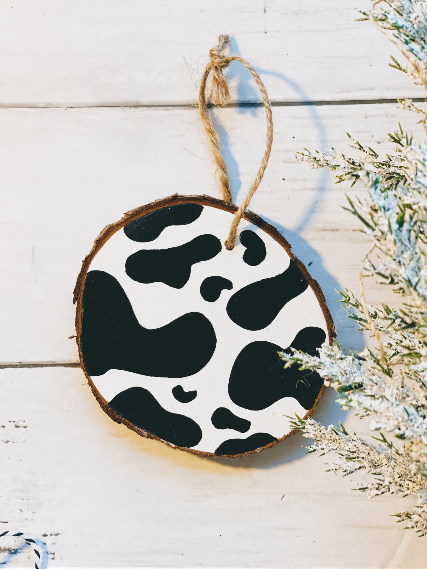 Cow - Christmas Ornament Set (PRE-ORDER)