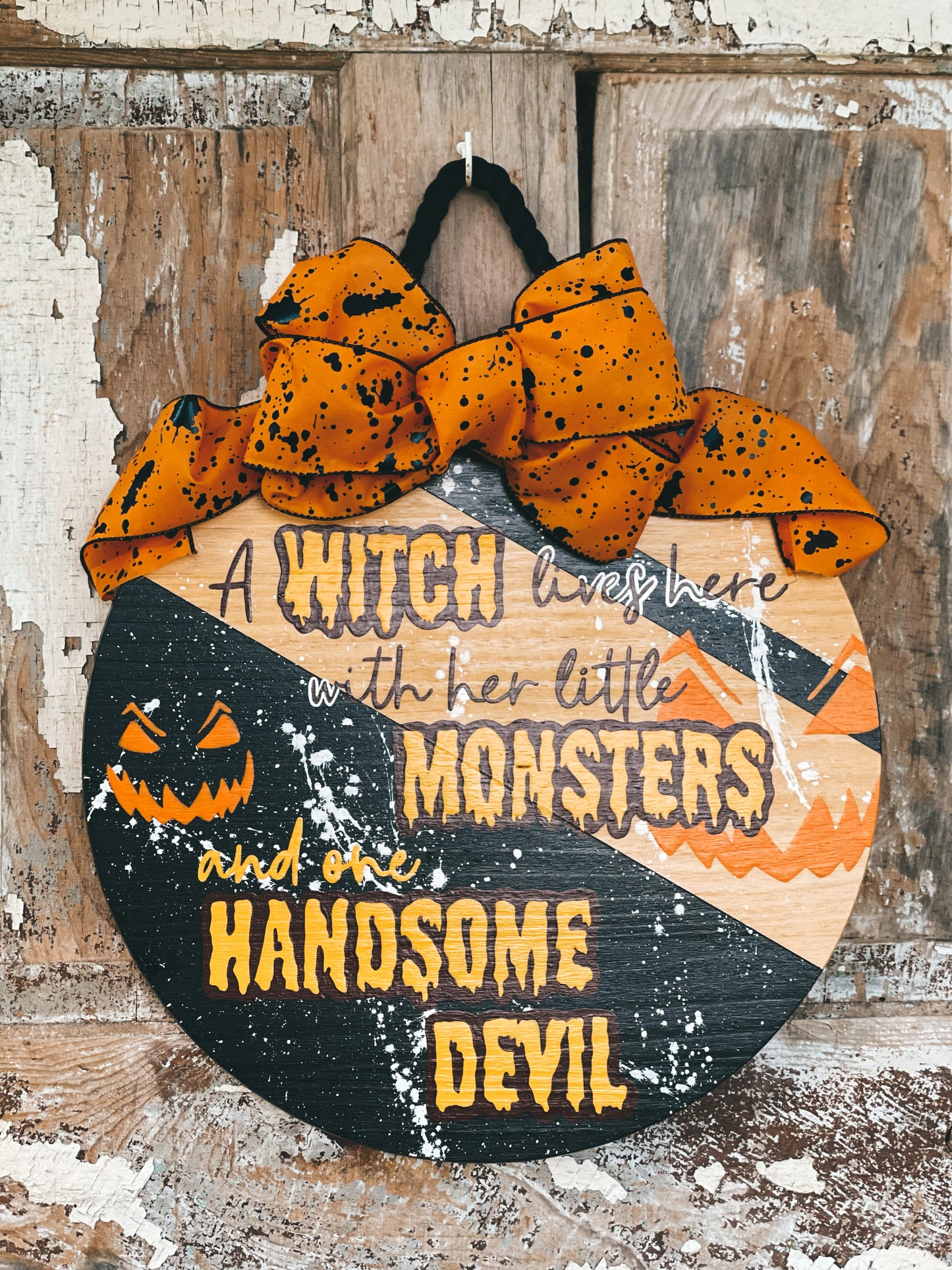 A Witch and Her Monsters - Door Hanger (PRE-ORDER)