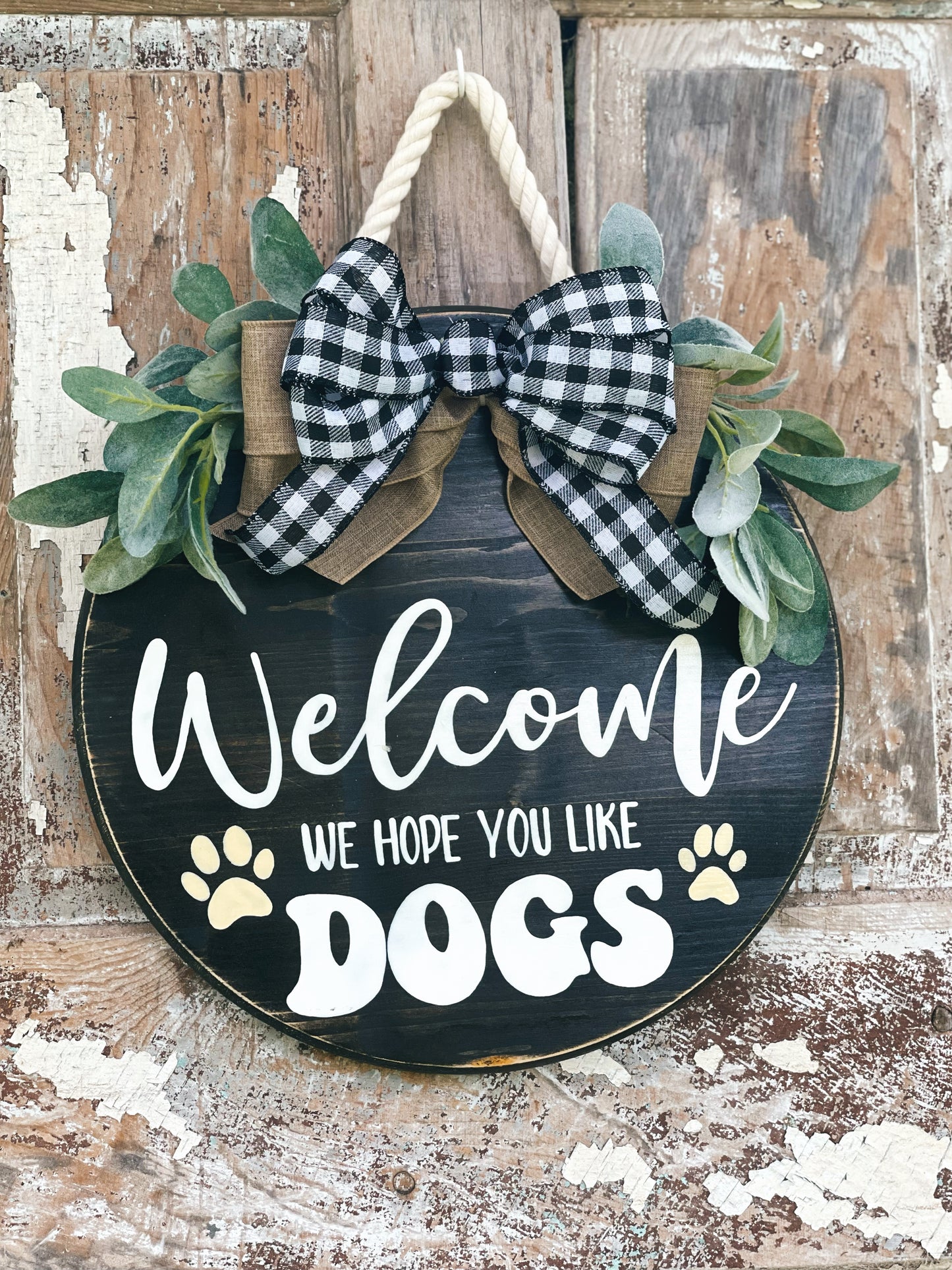 Welcome Doggo - Door Hanger (PRE-ORDER)