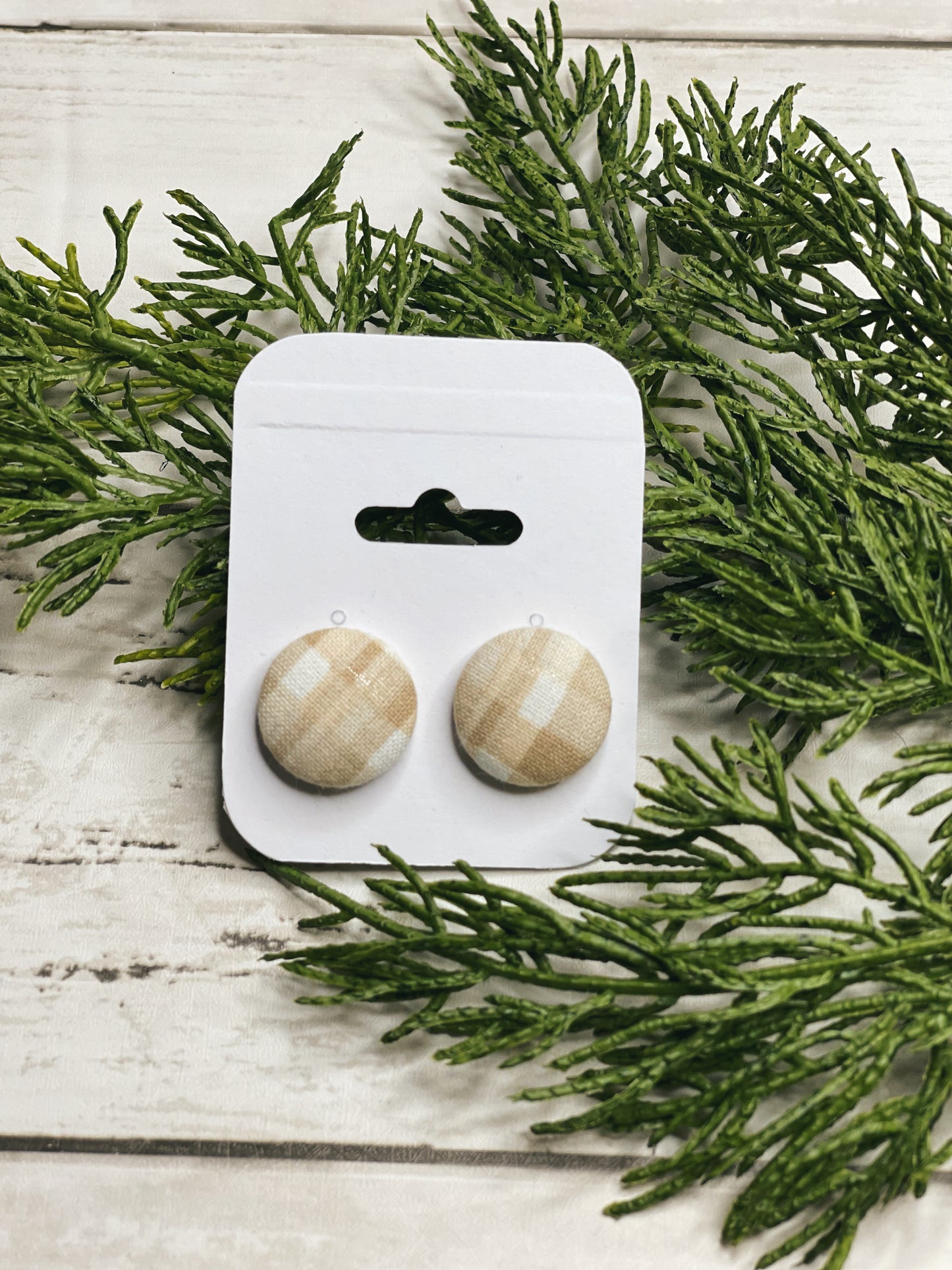 Cottage Living - Button Earrings